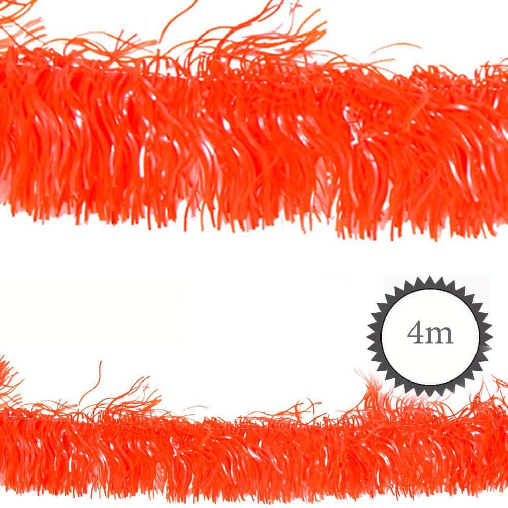 Folien-Girlande PET orange 4m
