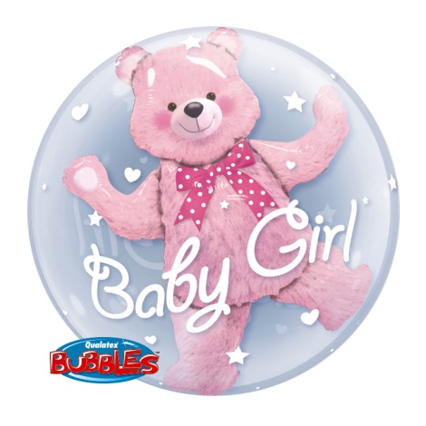 Double Bubble Baby Pink Bear