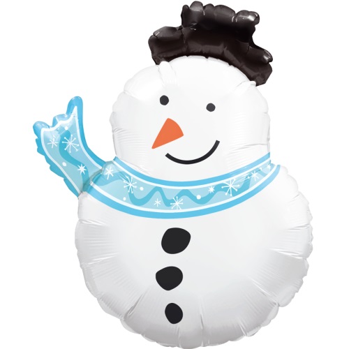 Folienballon Snowtime Snowman