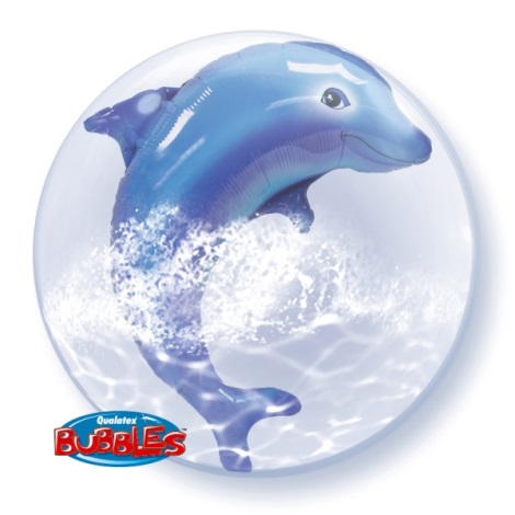 Double-Bubble Jumping Dolphin
