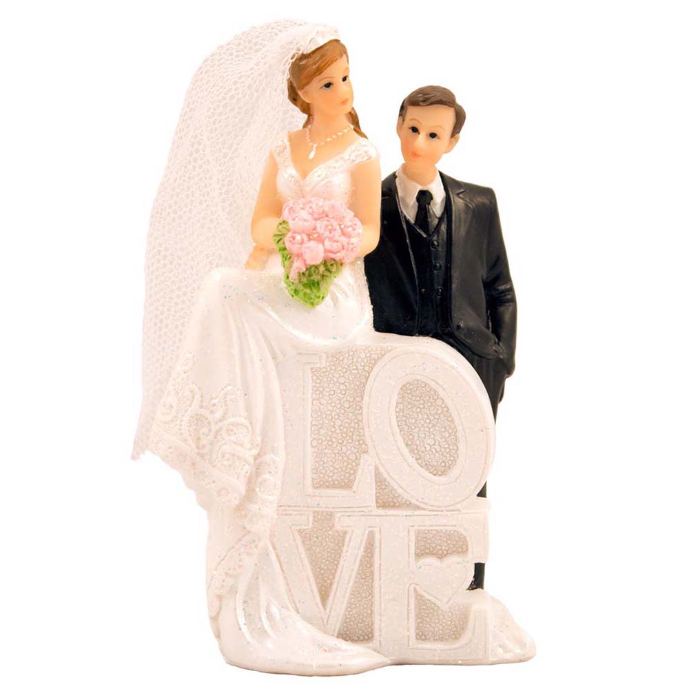 Figur Hochzeitspaar LOVE 11cm
