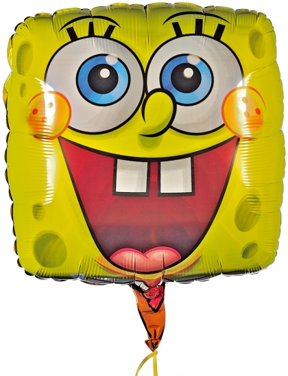 Folienballon Sponge Bob Smile 45cm